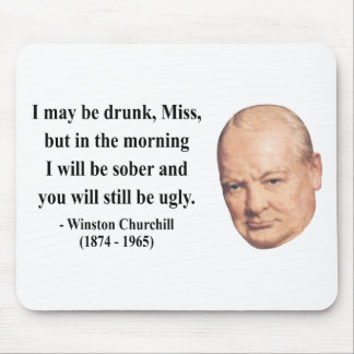 Mousepad Citações 2b de Winston Churchill