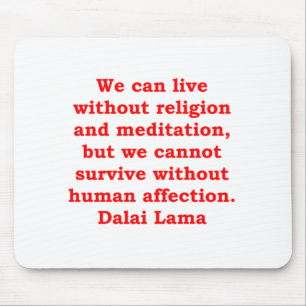 Mousepad citações de Dalai Lama