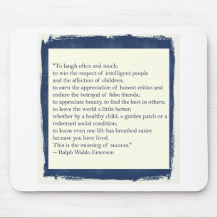 Mousepad Citações de Emerson