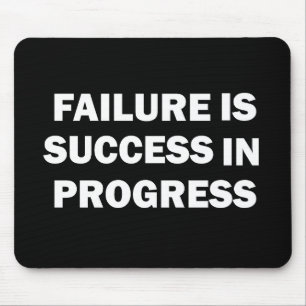 Mousepad Citações de ginástica motivacionais para sucesso