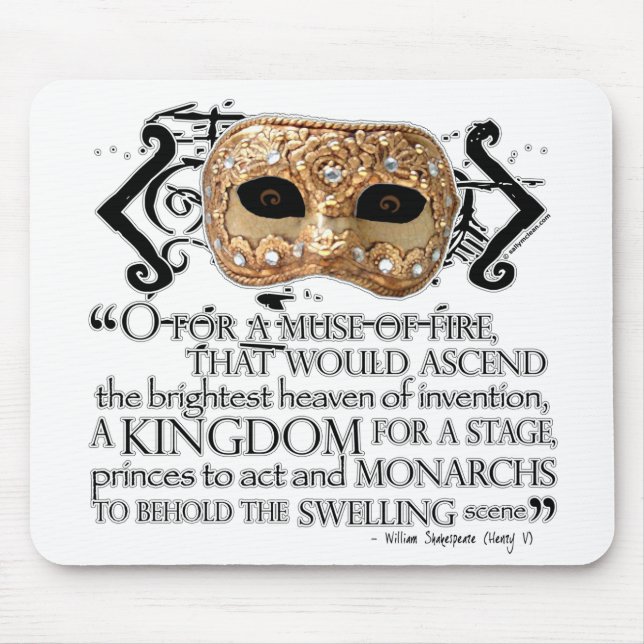 Mousepad Citações de Henry V (Frente)
