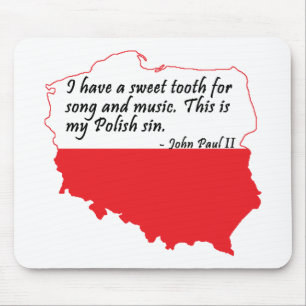 Mousepad Citações de Papa João Paulo II