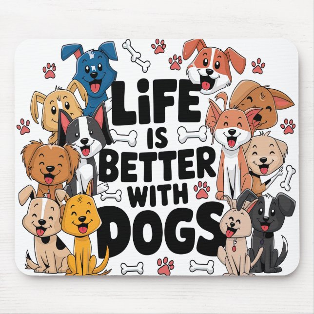 Mousepad Citações/Ditos Cachorros (Frente)