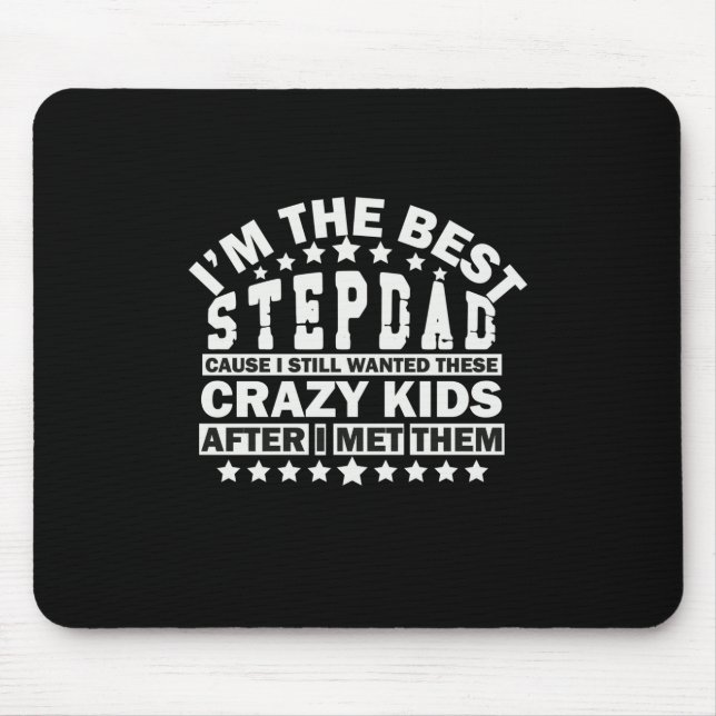 Mousepad Citações do Avô | Eu Sou O Melhor Stepdad (Frente)