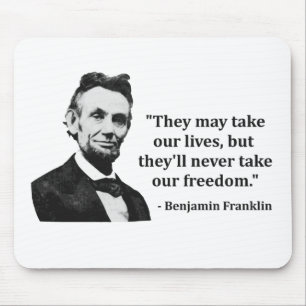 Mousepad Citações do troll de Abraham Lincoln