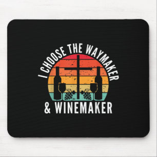 Mousepad Citações engraçadas cristãs Jesus e vinho humor vi