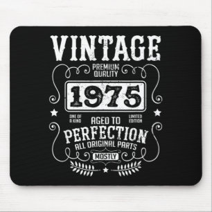 Mousepad Citações engraçadas de aniversário do ano de nasci