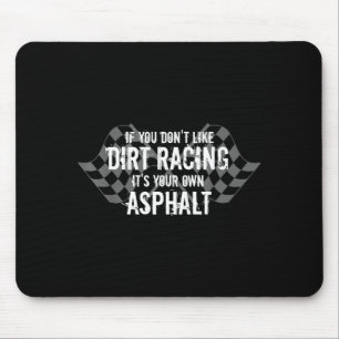 Mousepad Citações engraçadas de corridas em pista de terra