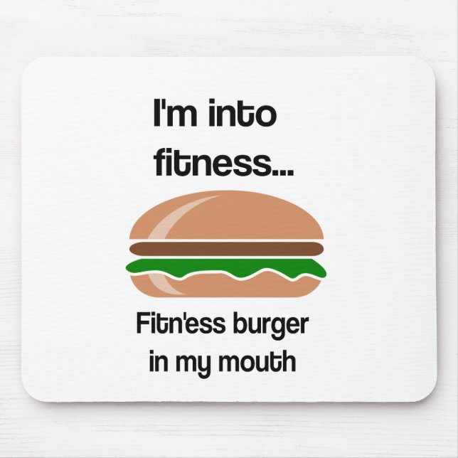 Mousepad Citações engraçadas do hamburguer da malhação (Frente)