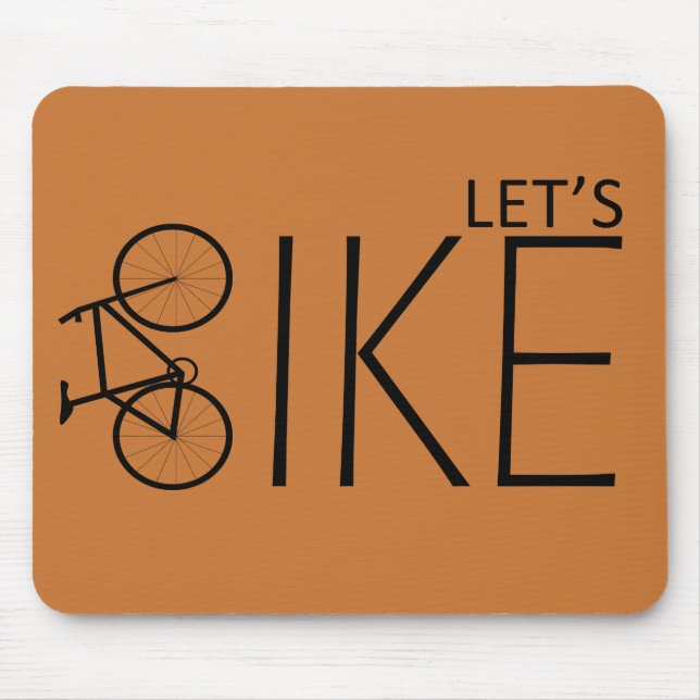 Mousepad citações inspiracionais de ciclismo (Frente)