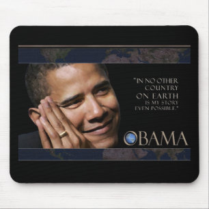 Mousepad Citações inspiradas de Obama