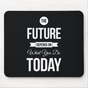 Mousepad Citações inspiradas o preto do futuro