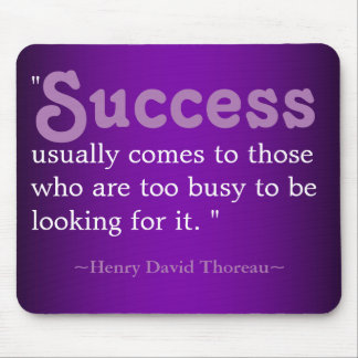 Mousepad Citações inspiradas Thoreau: Sucesso