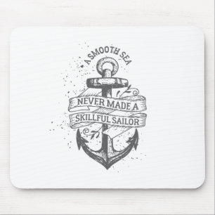 Mousepad Citações inspiradores náuticas do marinheiro