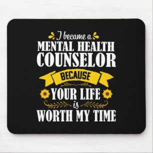 Mousepad Citar Conselheiro de Saúde Mental Fofo Aconselhame
