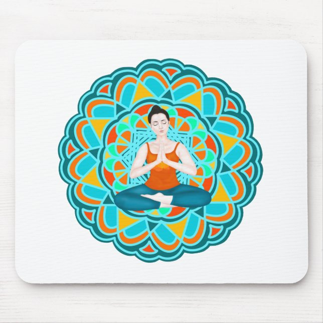 Mousepad citrinos mandala (Frente)