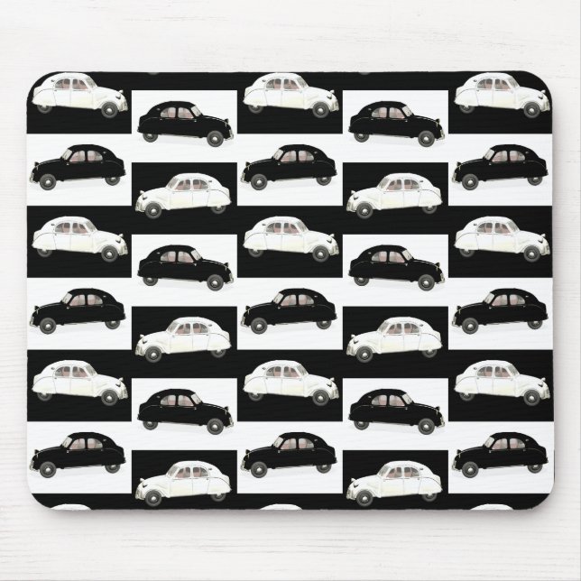 Mousepad Citroen 2CV preto (Frente)