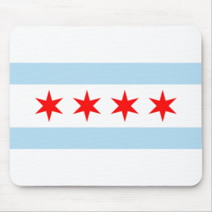 Mousepad City Flag de Chicago (Illinois)