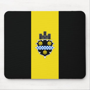 Mousepad City Flag de Pittsburgh (Pensilvânia)