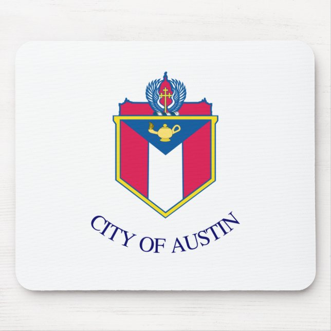 Mousepad City Flag of Austin (Texas) (Frente)