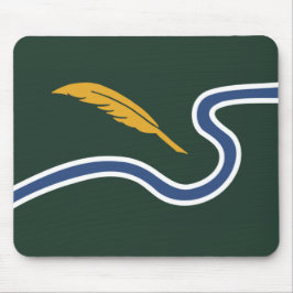 Mousepad City Flag of Northampton (Massachusetts, EUA)