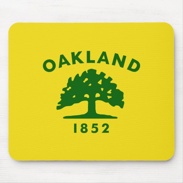 Mousepad City Flag of Oakland (Califórnia) (Frente)