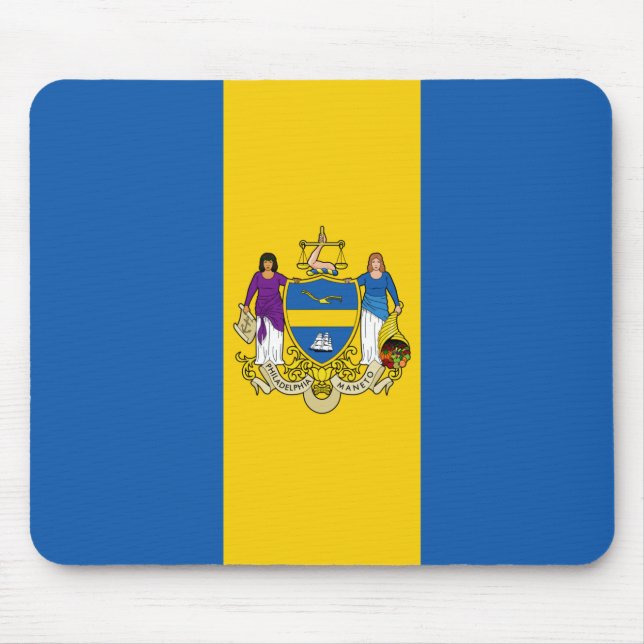 Mousepad City Flag of Philadelphia (Pensilvânia) (Frente)