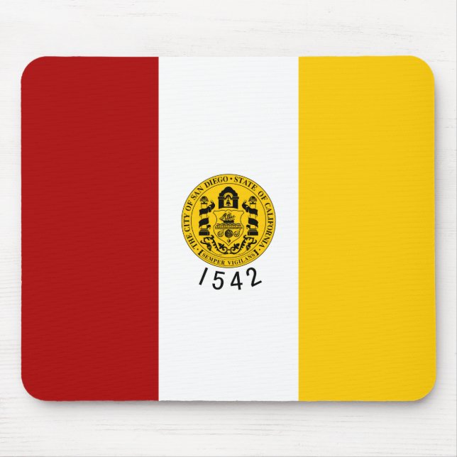 Mousepad City Flag of San Diego (Califórnia) (Frente)