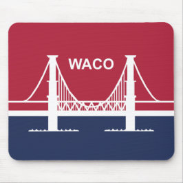 Mousepad City Flag of Waco (Texas, EUA)