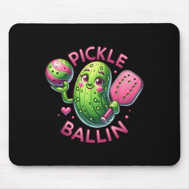 Mousepad Ckle Ballin Cute Ckleball Women Girls Ckleball Lov (Frente)
