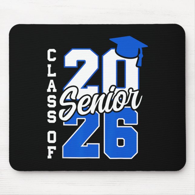 Mousepad Cl Of 2026 Senior 2026 Back To School 2025 Graduat (Frente)