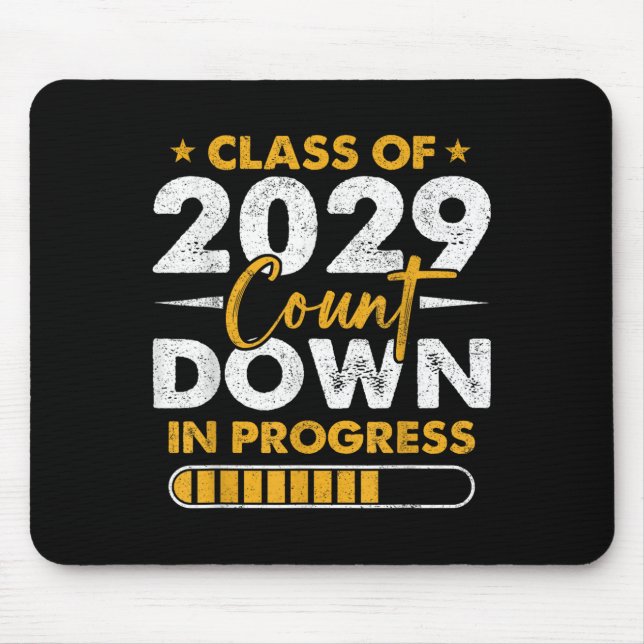 Mousepad Cl Of 2029 Count Down In Progress Graduation 8th G (Frente)