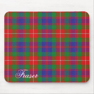 Mousepad Clã escocês majestoso Fraser do Tartan de Lovat