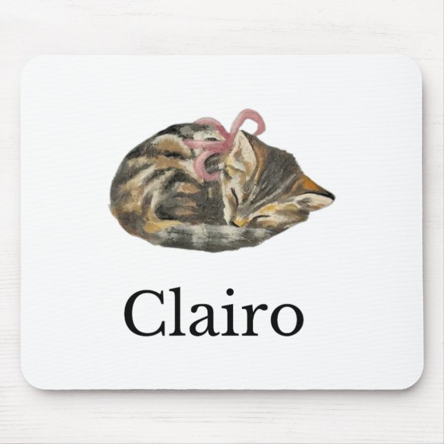 Mousepad Clairo Diz Um Cat 1 (Frente)