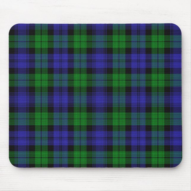 Mousepad Clan Campbell Black Watch Scottish Tartan (Frente)