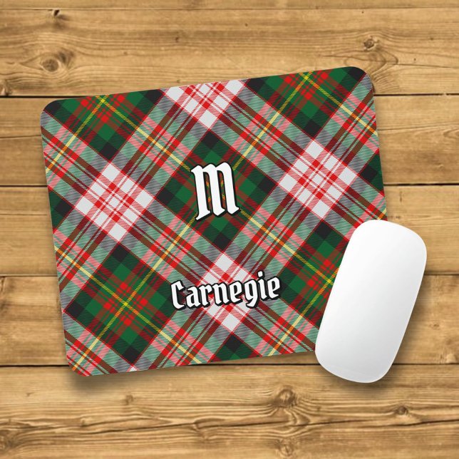 Mousepad Clan Carnegie Dress Tartan (Criador carregado)
