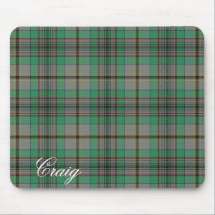 Mousepad Clan Craig Tartan majestoso escocês