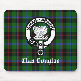 Mousepad Clan Douglas Crest Crachá & Tartan