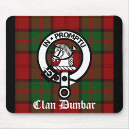 Mousepad Clan Dunbar Tartan & Crest Crachá