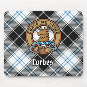 Mousepad Clan Forbes Crest sobre o vestido Tartan