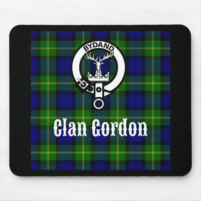 Mousepad Clan Gordon Tartan Crest (Frente)