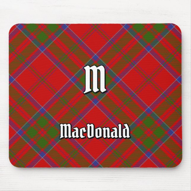 Mousepad Clan MacDonald do mouse Keppoch Tartan (Frente)