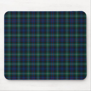 Mousepad Clan Mackenzie Royal Blue e Forest Green Tartan