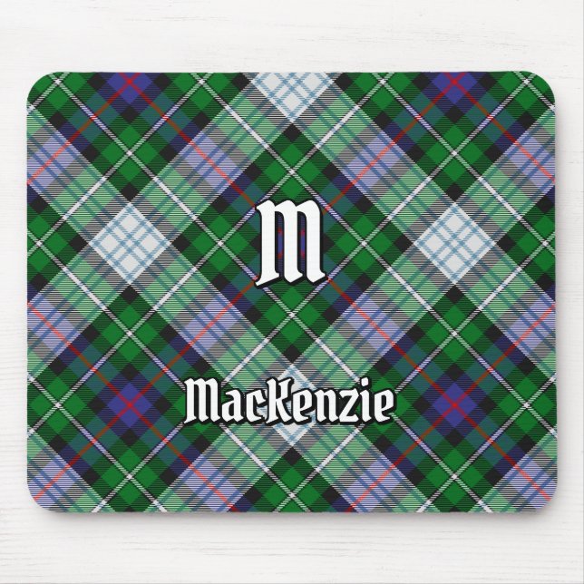 Mousepad Clan MacKenzie Vestir Pad do Mouse Tartan (Frente)