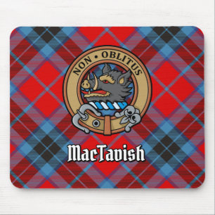 Mousepad Clan MacTavish Crest sobre Tartan
