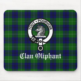 Mousepad Clan Oliphant Crest Crachá e Tartan