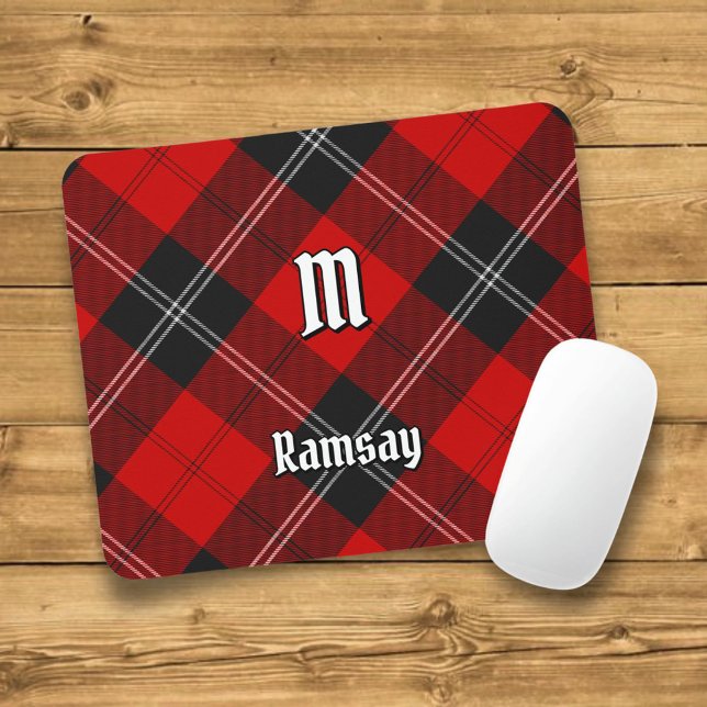 Mousepad Clan Ramsay Red Tartan (Criador carregado)
