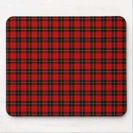 Mousepad Clan Wallace Tartan Classic Red Xadrez Escocesa