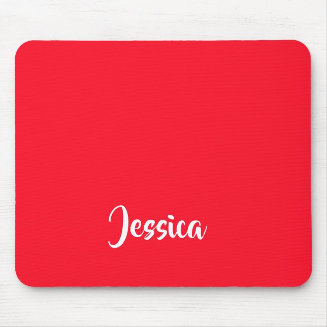 Mousepad Clara vermelha clara (Frente)