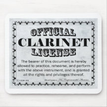 Clarinet License